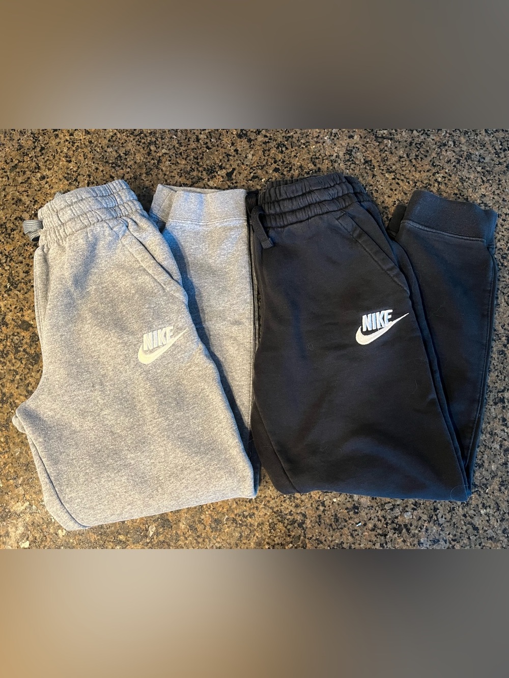 Nike Joggers YL - 2 pairs - Black & Grey